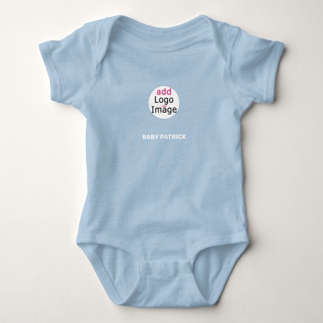 Body Cute Professionnel Personnalisé Pale Blue (Devant)