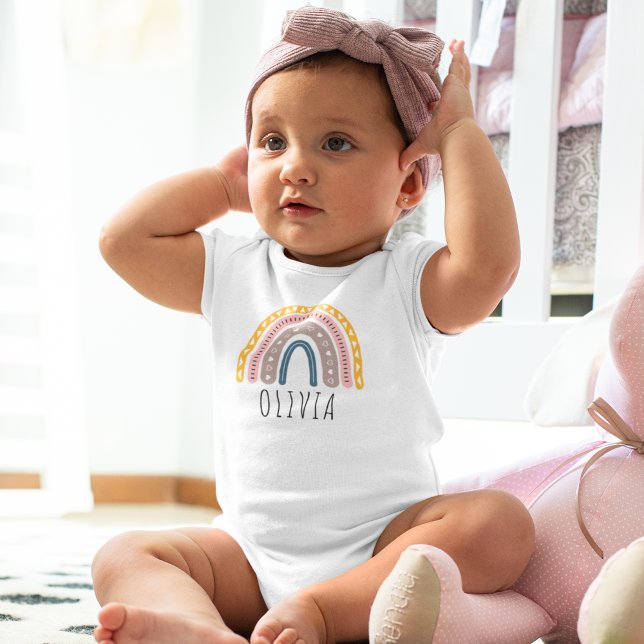 Body Cute Rainbow With Boho Style - Gift for Baby's (Créateur téléchargé)