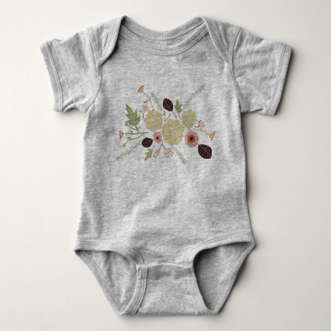 Body Cute rose Brown Floral (Devant)