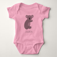 Cute rose et gris koala ours filles vêtements bébé