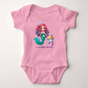 Body Cute Shark sirène princesse arc-en-ciel enfants co