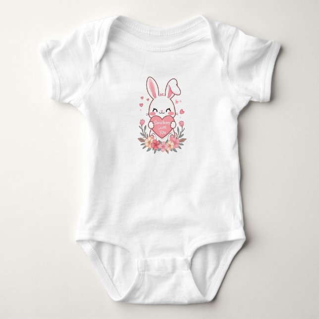 Body Cute "Somebunny Love You" Pun (Devant)