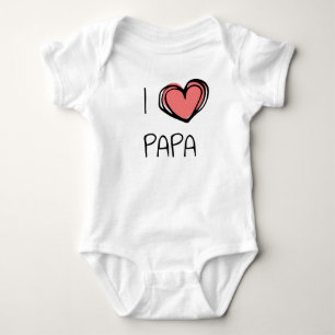 Body Cute sweet I Heart papa