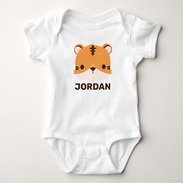 Body Cute Tiger with Personalized Name (Devant)