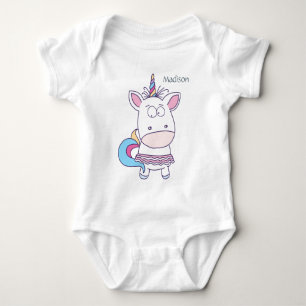 Body Cute Unicorn nom personnalisé vêtements pour enf