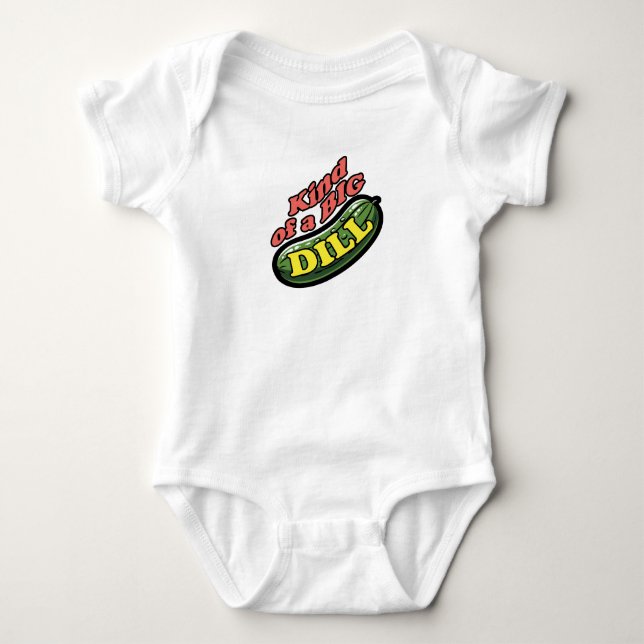 Body Cute unisex bébé gros aneth pickle (Devant)