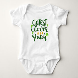 Body Cutest Clover dans Patch St Paddy Drôle Citation