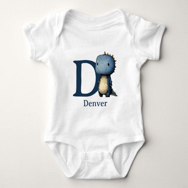 Body D est pour Dinosaur Personnaliser (Devant)