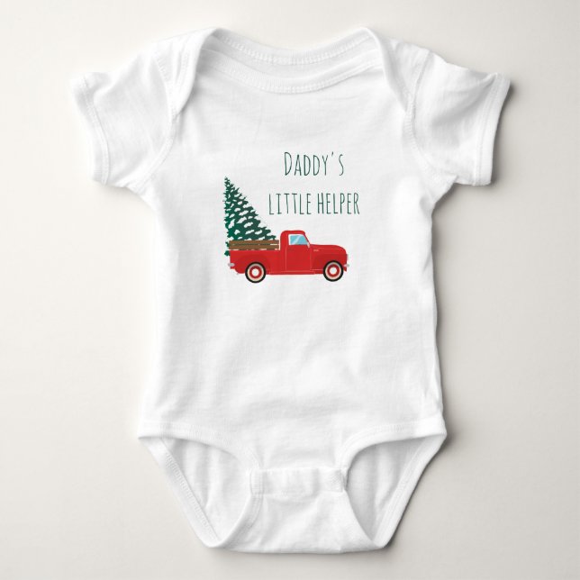 Body Daddle Petit Helper Pickup Camion Arbre de Noël (Devant)