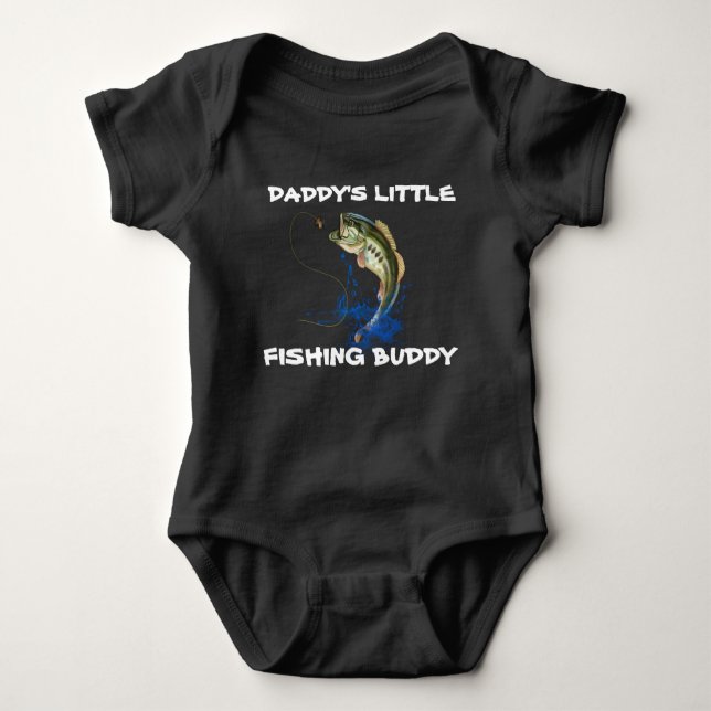 Body Daddy Little Fishing Buddy Baby Bodysuit (Devant)