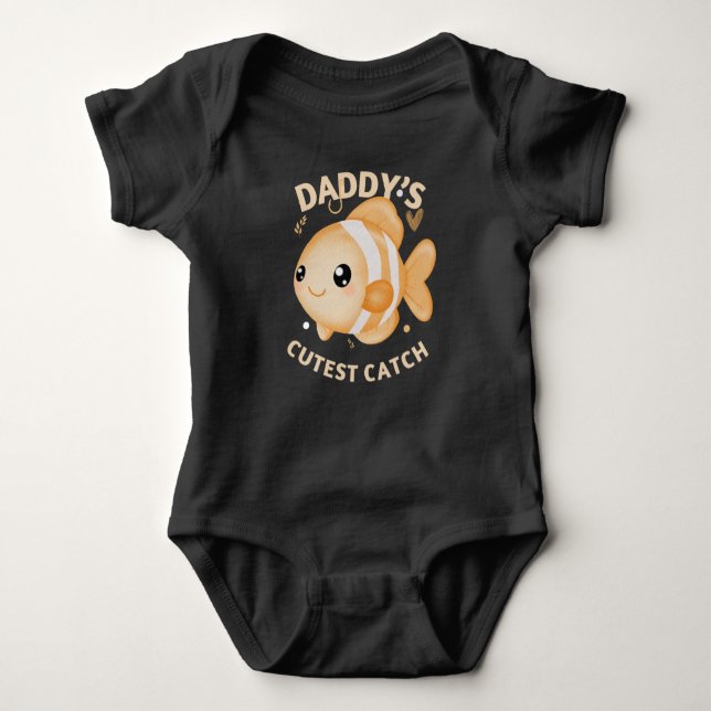 Body Daddy’s Cutest Catch Fishing Funny Baby (Devant)