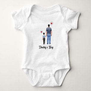 Body Daddys Little Prince Boy Fête des pères Amour