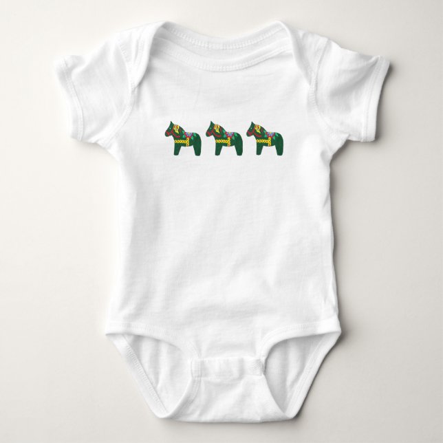 Body Dala Horse Baby Romper (Devant)