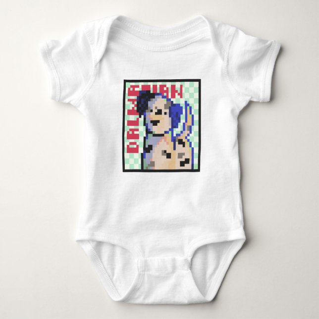 Body Dalmatien, Pixel Art, Pixelart  (Devant)