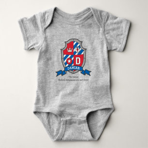 Body Damien boys D nom signifiant chevaliers bouclier o