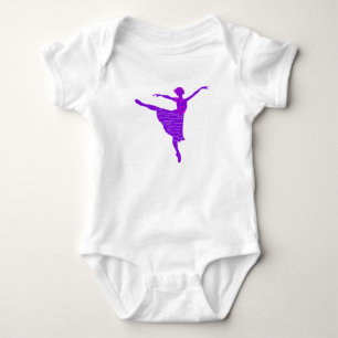 Body Danseur de ballet violet voeux de nouvel an Baby J