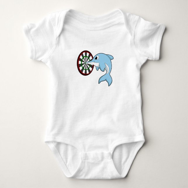 Body Dauphin aux fléchettes avec Dartboard (Devant)