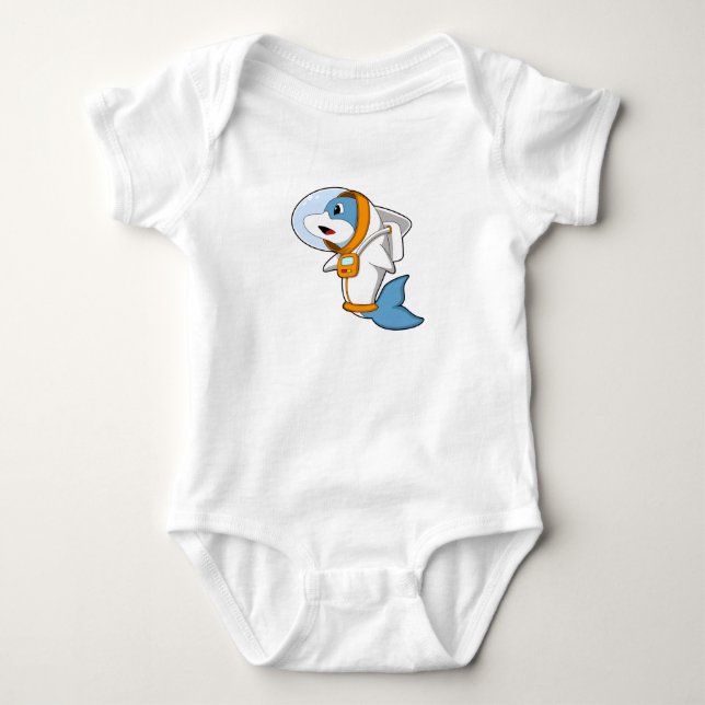 Body Dauphin en astronaute avec costume (Devant)