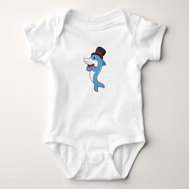 Body Dauphin en gentleman avec chapeau (Devant)