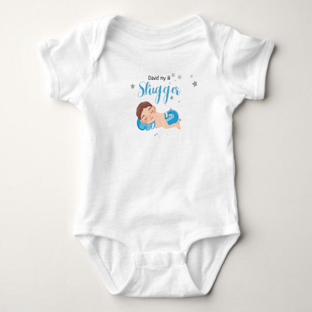Body David ma lil costume de t-shirt lâche (Devant)