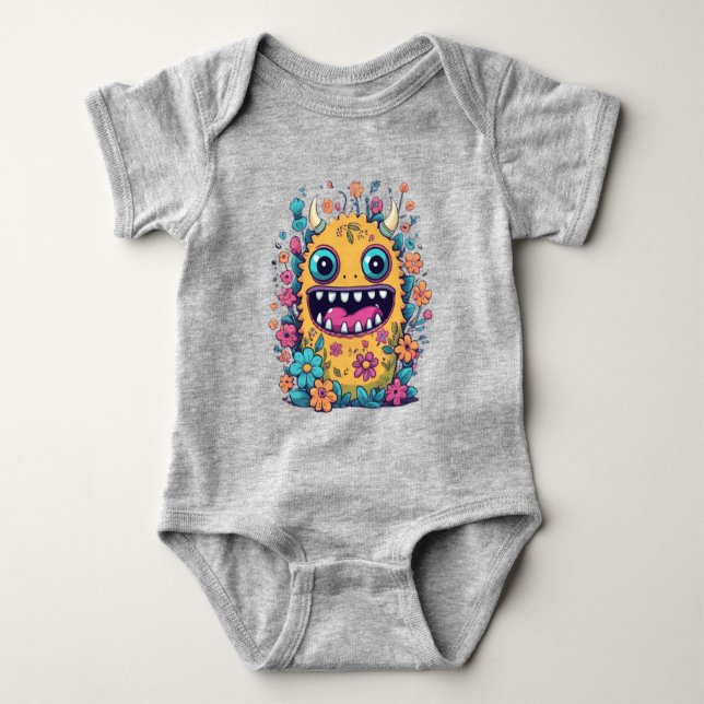 Body De mignonnes petites idées cadeaux monstres (Devant)