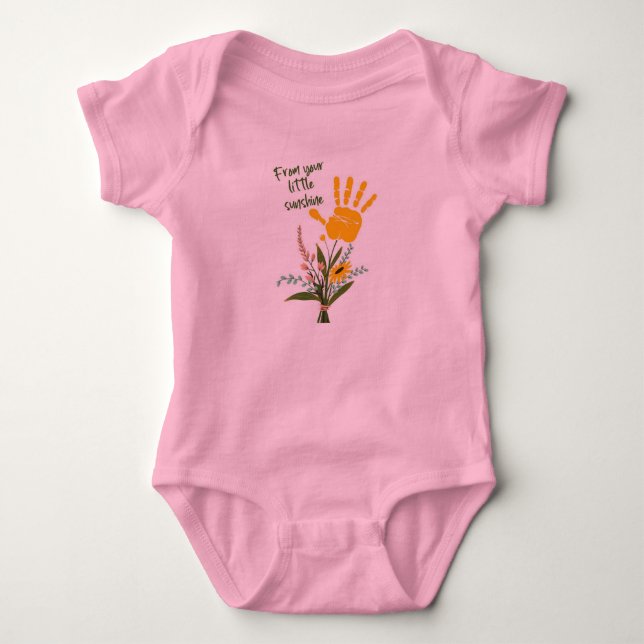 Body De Votre Petit Soleil" Bébé Impression - Adorable (Devant)