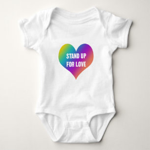 Body Debout pour l'amour (Coeur arc-en-ciel)