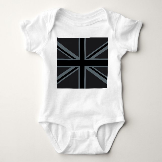 Body Décor design pour drapeau Union Jack noir (Devant)