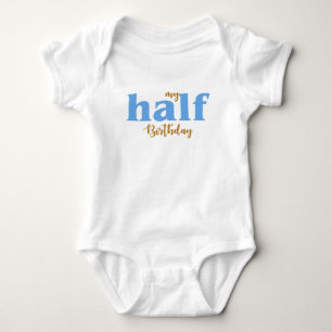 Body Demi de chemise d'anniversaire de bébés