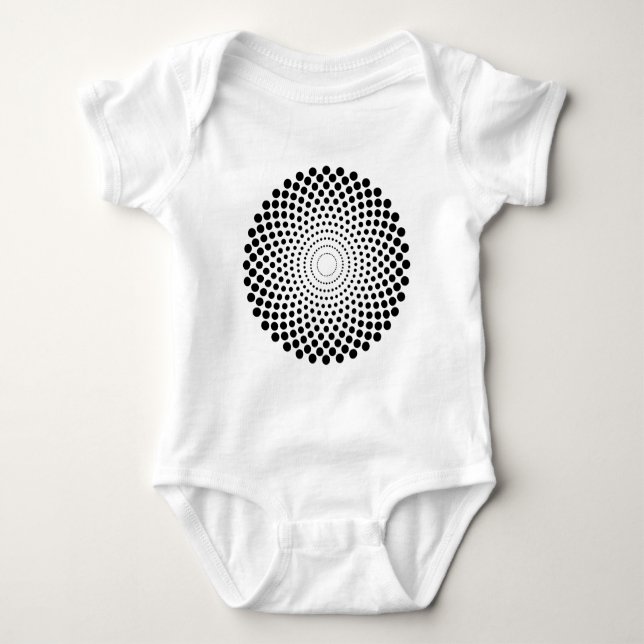 Body Demi-teinte Cercle 02 - Noir (Devant)