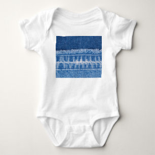 Body Déni déchiré : Cadre de Jeans double bleu