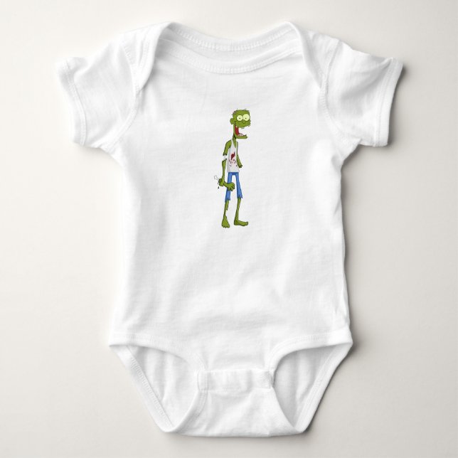 Body Des vêtements pour bébés. Zombie. (Devant)