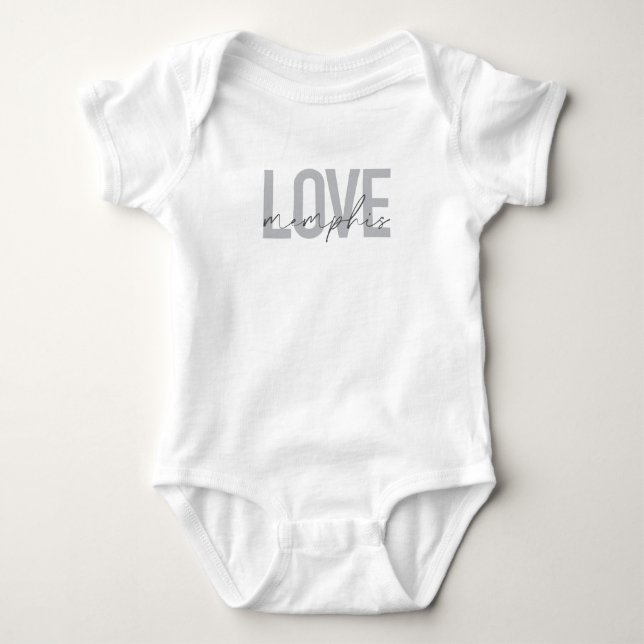 Body Design simple, moderne, urbain, cool Love Memphis (Devant)