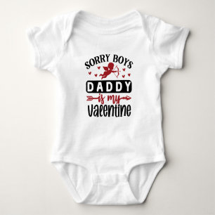 Body Désolé Boys papa est ma Saint Valentin