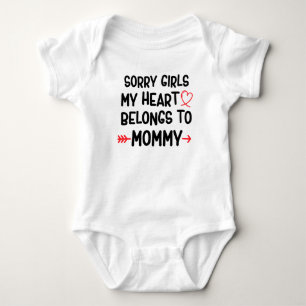 Body Désolé filles mon coeur appartient à maman