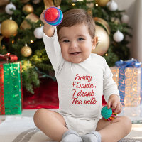 Désolé Père Noël J'ai bu du lait pour Noël