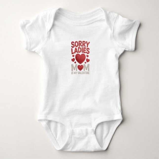 Body Désolée les filles, maman est ma Saint-Valentin dr (Devant)