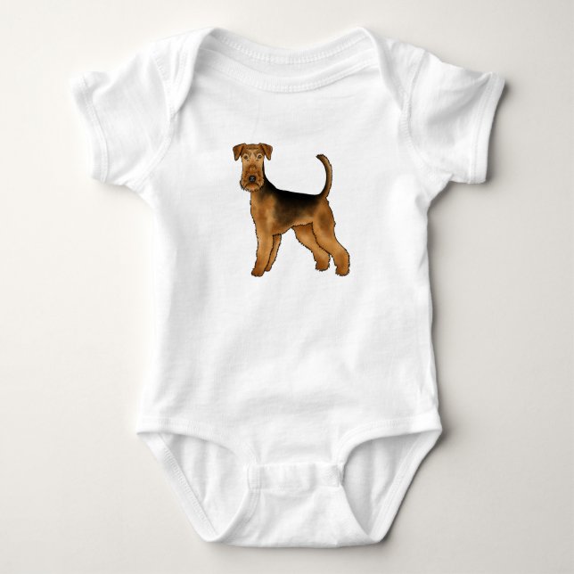Body Dessin animé Airedale Terrier Bingley Terrier Chie (Devant)