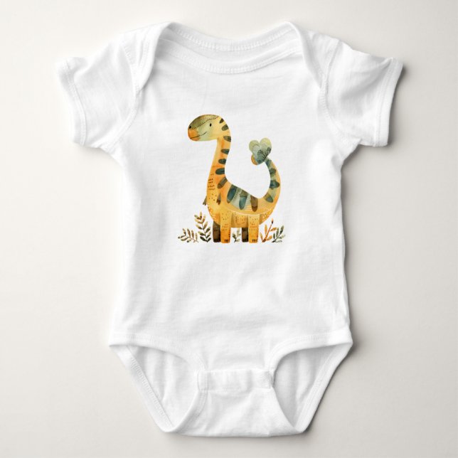 Body Dessin animé de dinosaure mignon – T-shirt de dino (Devant)