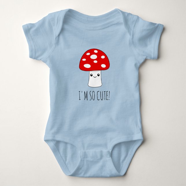 Body Dessin de champignon Kawaii mignon (Devant)