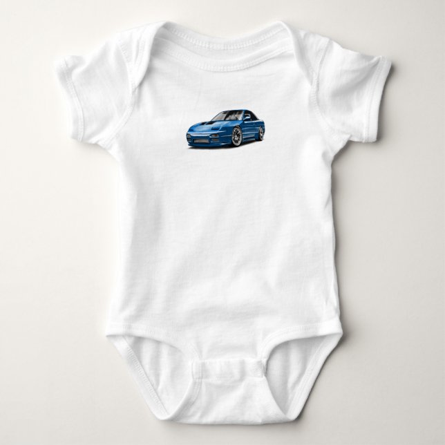 Body dessin de voiture bleue 240sx  (Devant)