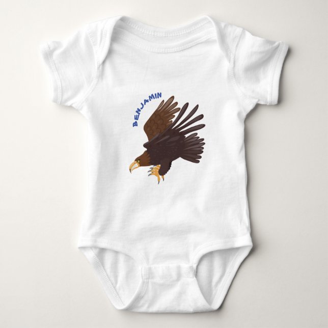 Body dessin humoristique d'aigle royal (Devant)