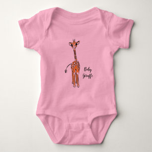 Body Dessin mignon de girafe, animaux de safari