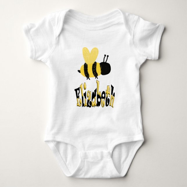 Body Dessin personnalisé unique Bumblebee Doodle (Devant)