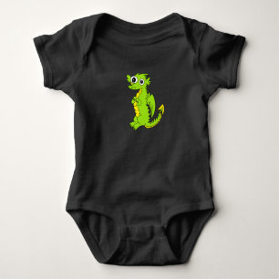 Body Dessus de bébé dragon de dessin animé aux grands y