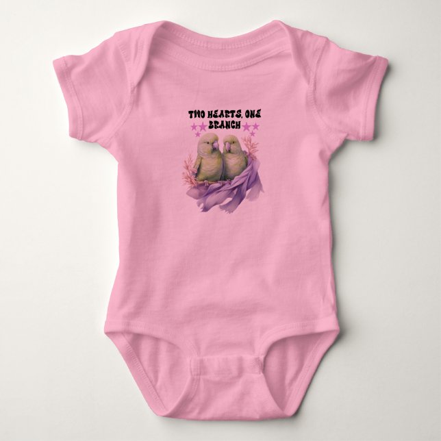 Body Deux+Coeurs+Une+Branche+Toddler+Tee (Devant)