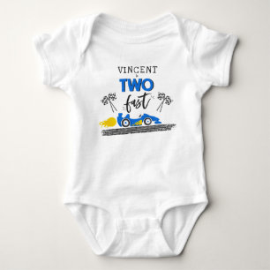 Body Deux Fast Blue Race Car 2e Anniversaire