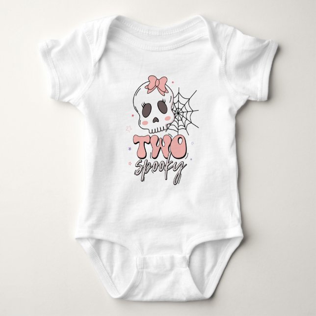 Body Deux noms mignons effrayants rose pour Halloween e (Devant)