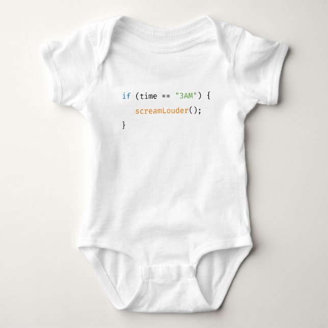 Body Developer Funny Baby Code Programmer (Devant)