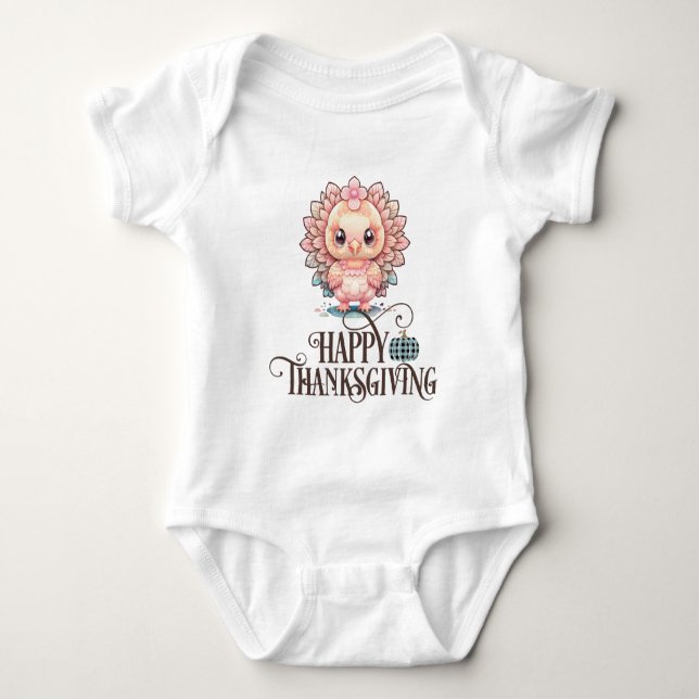 Body Dinde de Thanksgiving mignonne (Devant)